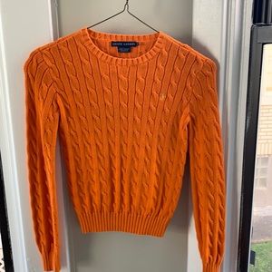 Orange kids sweater